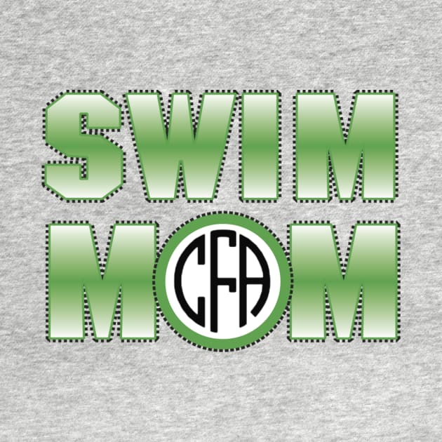 CFA Swim Mom - Delta State Colors by erinmizedesigns